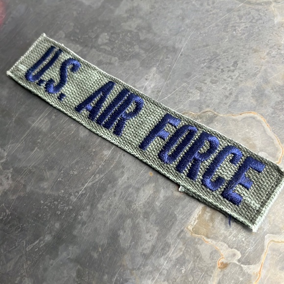 U.S. AIR FORCE embroidered tape patch - vintage - Picture 6 of 10